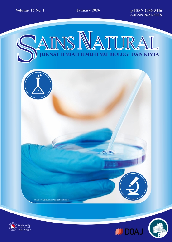 					View Vol. 16 No. 1 (2026): Sains Natural
				